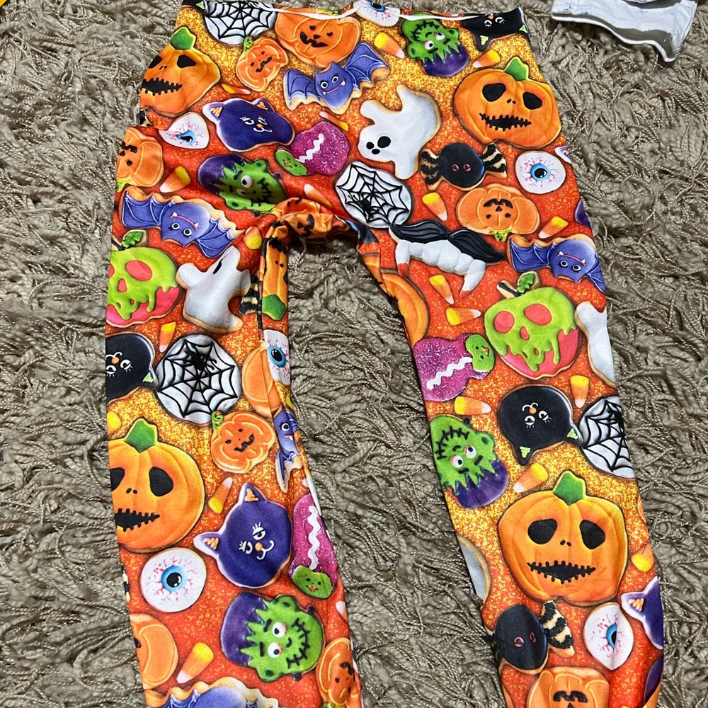 Halloween stretch leggings xs